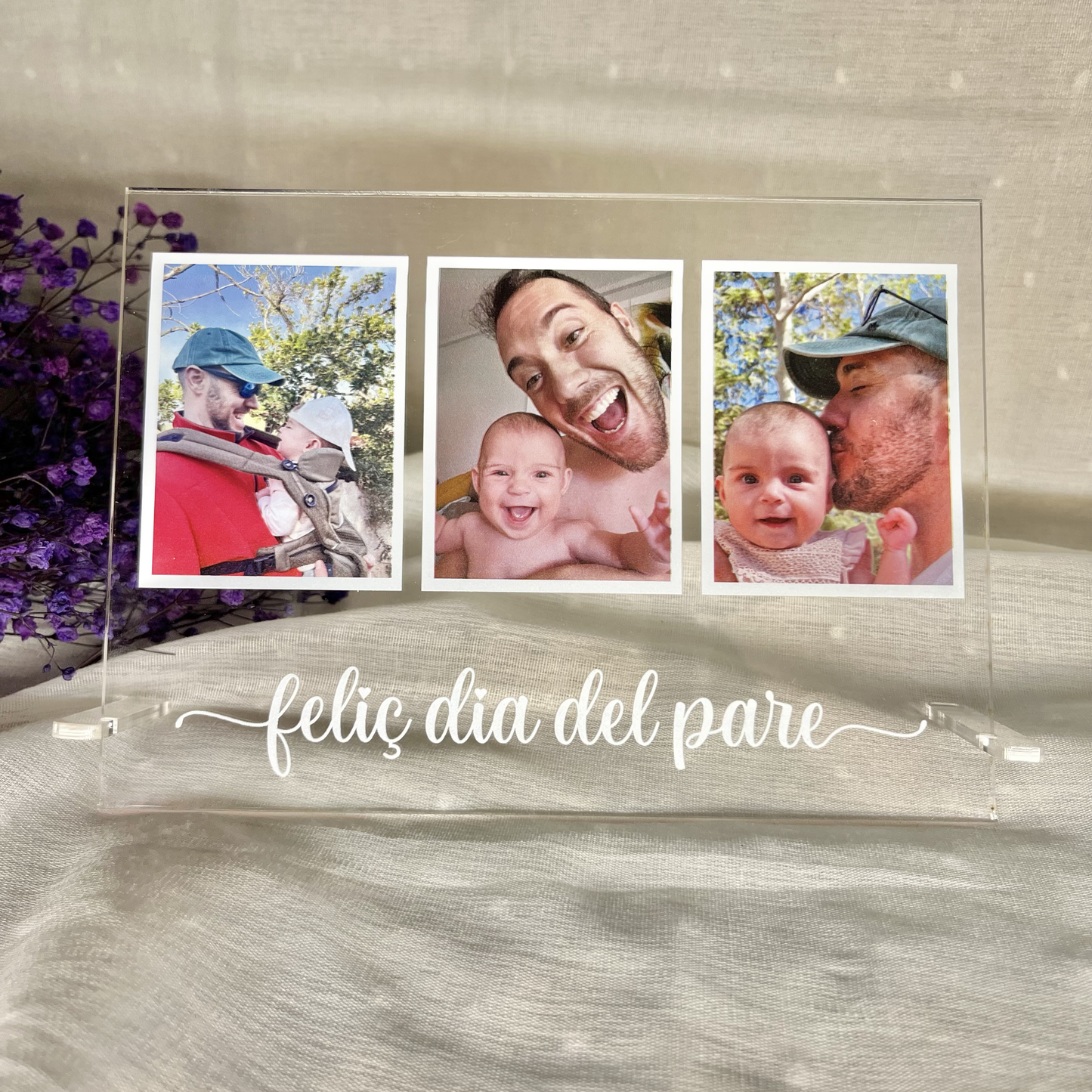 PLACA CON FOTOS METACRILATO