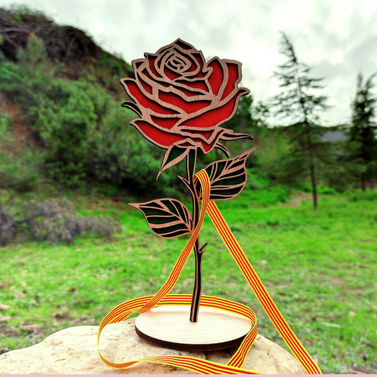 ROSA DE MADERA DOBLE