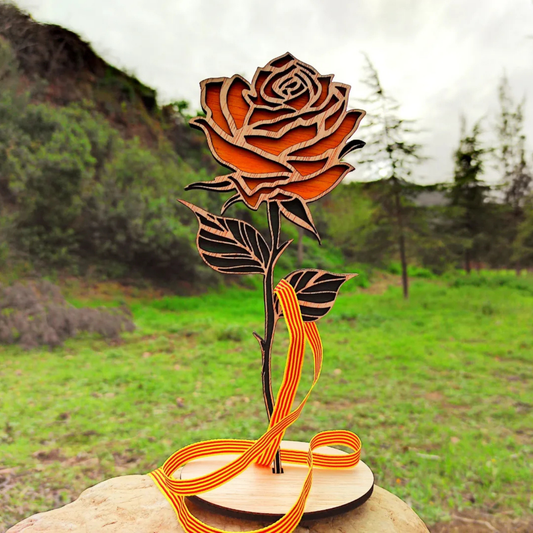 ROSA DE MADERA DOBLE